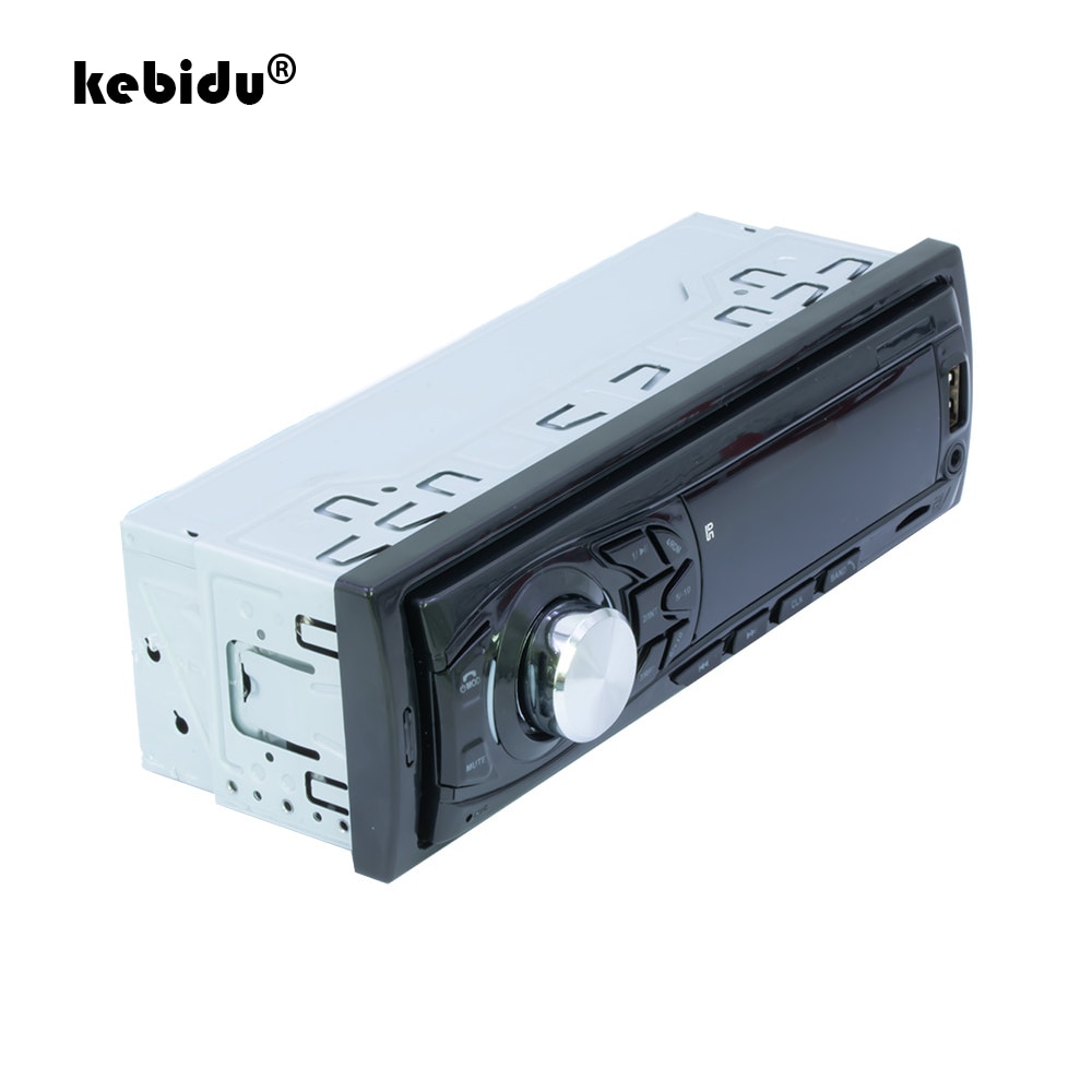 Kebidu Bluetooth Autoradio Auto Stereo Radio FM Aux Eingang Empfänger SD USB 12V in-Bindestrich 1 Lärm Auto MP3 Multimedia Spieler