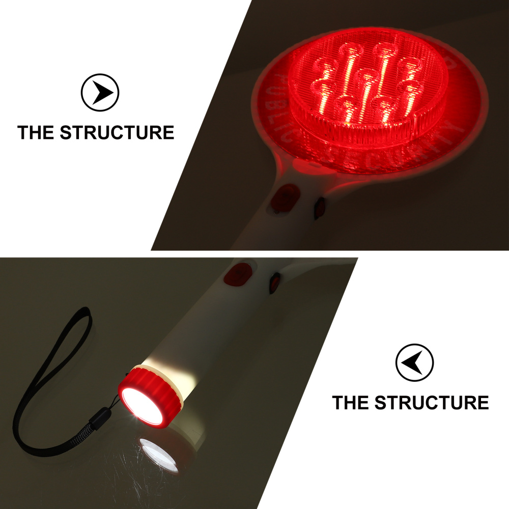 1pc Rechargeable Sign Board Useful LED Traffic Sign Premium Warning Sign Light