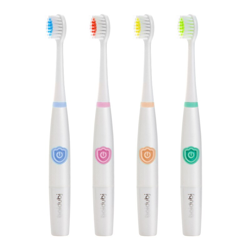 Cepillo de dientes eléctrico para niños, Mini cepillo de dientes eléctrico de viaje a prueba de agua de piel suave con batería sónica portátil