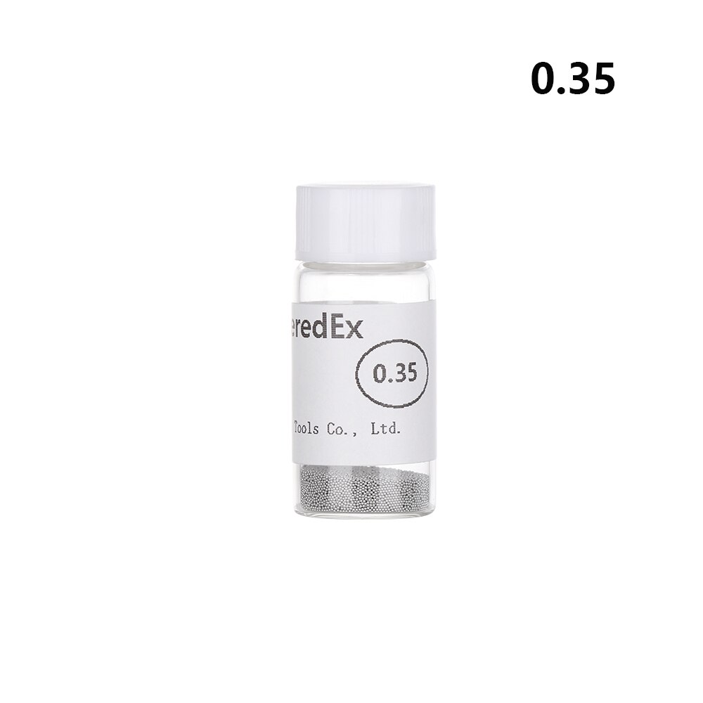 1Bottle BGA Reballing Balls(0.2 0.25 0.3 0.35 0.4 0.45 0.5 0.55 0.6 0.65 0.76 )BGA Solder Ball leaded For BGA Rework Repair Tool: 0.35mm