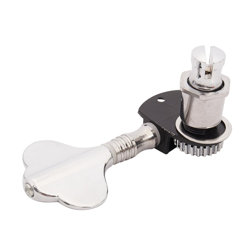 A Set of 4 Pcs Chrome Bass Tuning Pegs Machine Heads Tuners for Bass Guitar Accessories Parts Musical Instrument(4R)