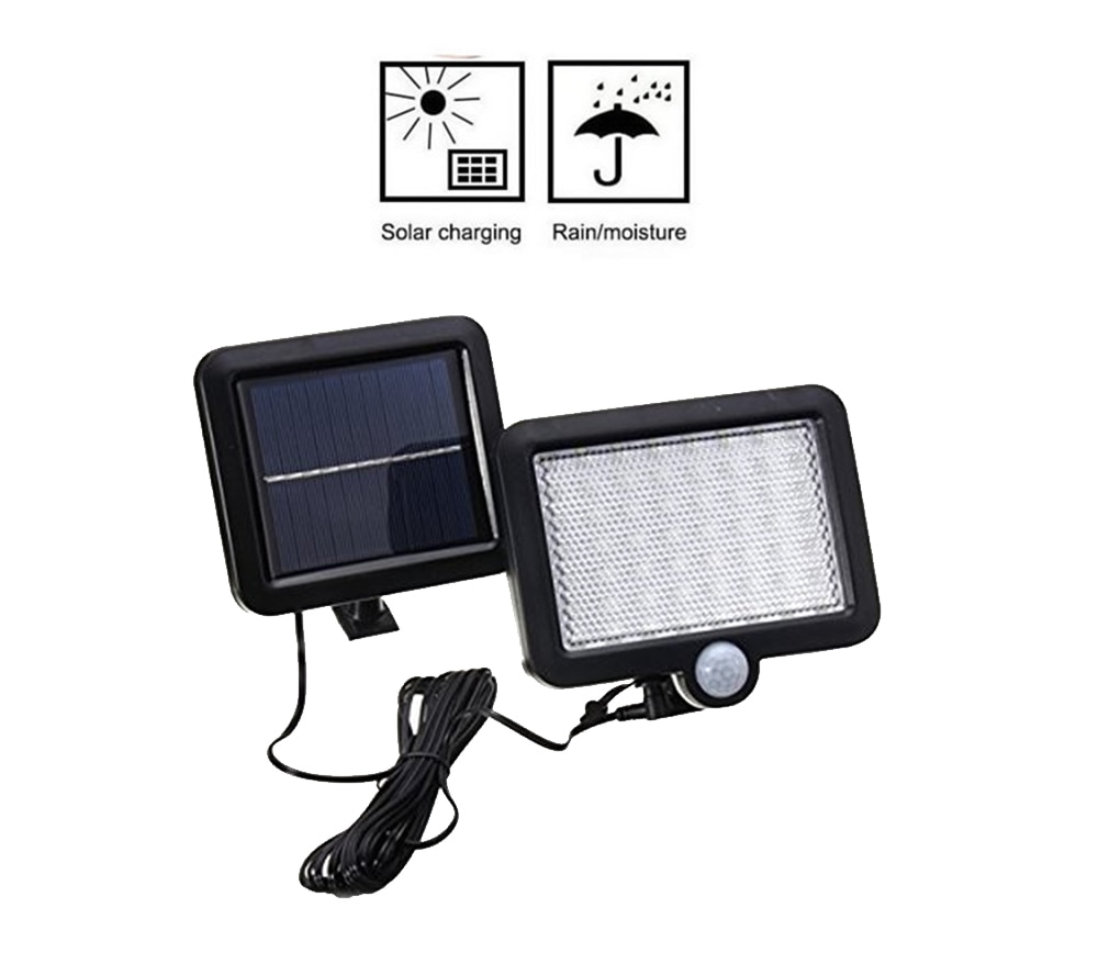 Wireless PIR Motion Sensor Night light LED Solar Powered lamp Rechargeable Waterproof Outdoor Yard Garden Security Wall lighting