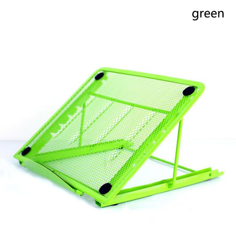 Laptop Stand for MacBook Pro Notebook Stand Foldable Aluminium Alloy Tablet Stand Bracket Laptop Holder for Notebook: Green