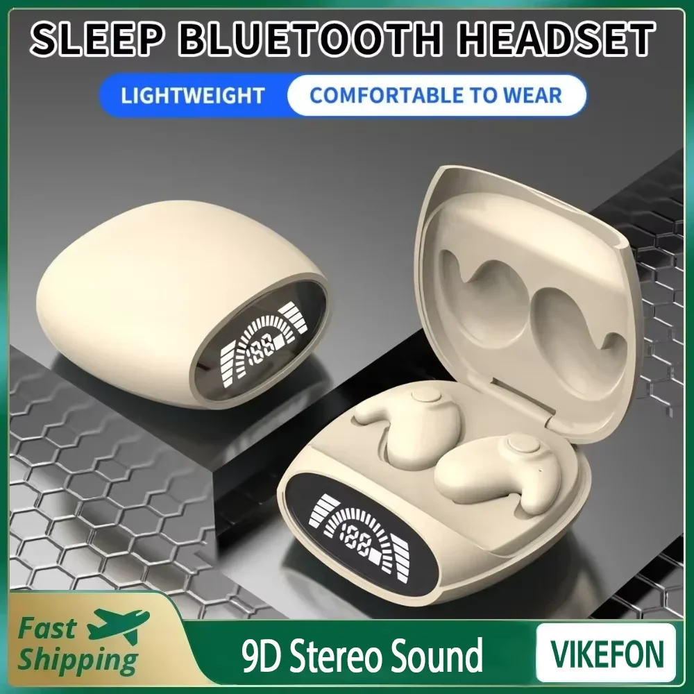 Bluetooth sports 5.3 langattomat korvatulpat, erittäin ohuet, näkymättömyyttä ja melua vaimentavat urheilukuulokkeet kaikille älypuhelimille