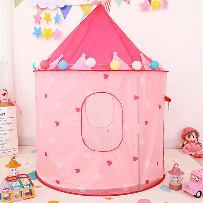 Portatile Tenda dei bambini tepee I Bambini della Casa del Gioco wigwam Ragazze di Campeggio Esterna Tenda bambino Gioco di Grandi Dimensioni Astuccio Regalo Di Natale Tende