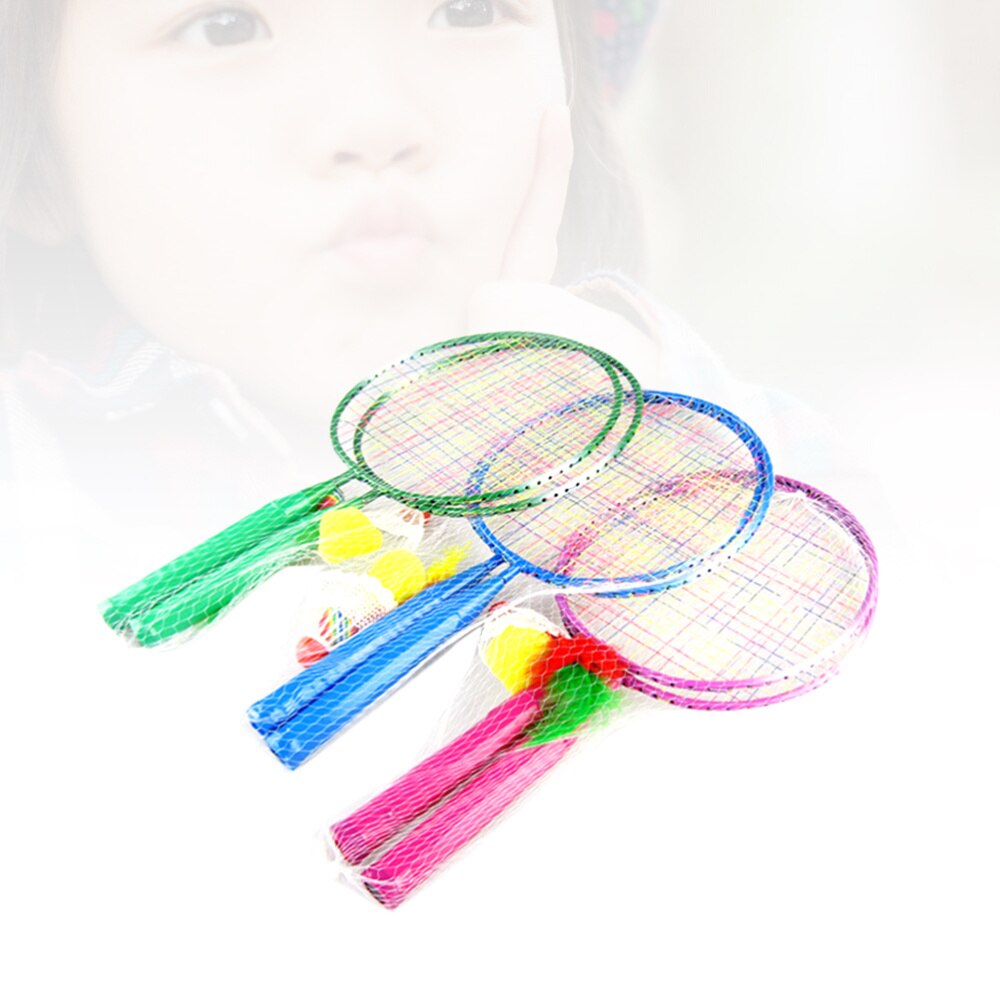 1 Set Tennis Parent-Child Racket Educational Sports Game Toys for Children Boys Kids Outdoor Girls Sports: Default Title