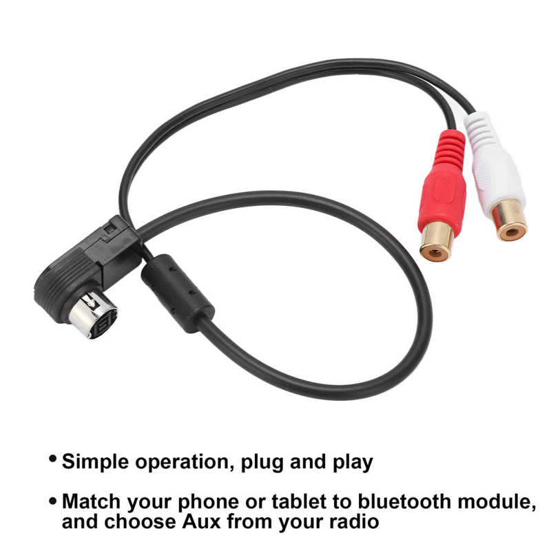 Aux In Rca Audio Adapter Plug En Play Audio Kabel Adapter Voor Autoradio Vervanging Voor Alpine Ai‑net
