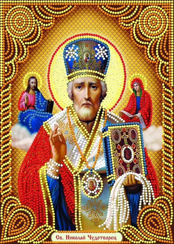 5D Special Shape Diamond Painting Religion Icon Partial Diamond Embroidery Virgin Mary Rhinestone Picture Diamond Mosaic: PDB001