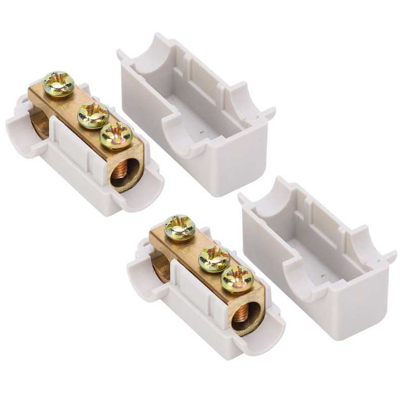 Inline Junction Connector Box Terminals Box Splitter ABS for Electrician for Ceiling Light Wiring