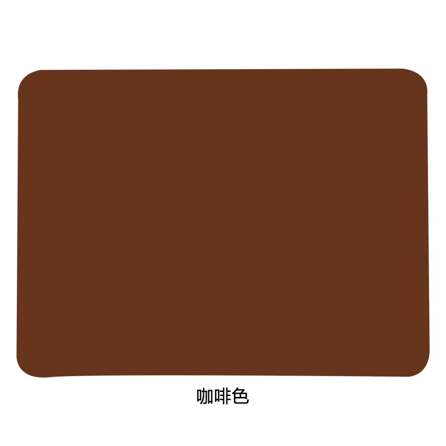 Thick Table Mat Rectangle 30*40cm Silicone Place Mats Heat Resistant Waterproof Non Slip Table Mats Kitchen Accessories: Coffee