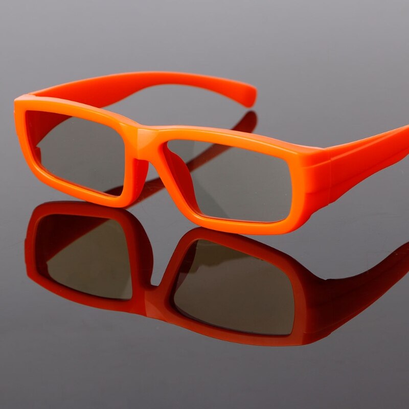 Children Size Circular Polarized Passive 3D Glasses For Real D 3D TV Cinema Movie L41F: O