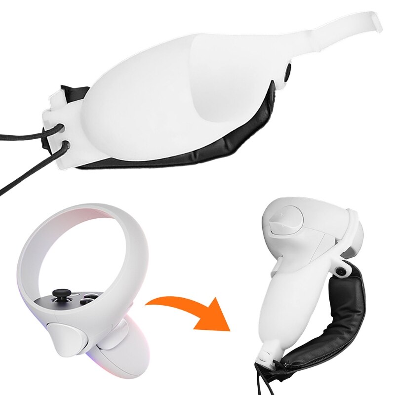 Vollständiger schutz für den touch-controller-griff, vr-schutzhülle gegen wegwerfen für oculus quest 2