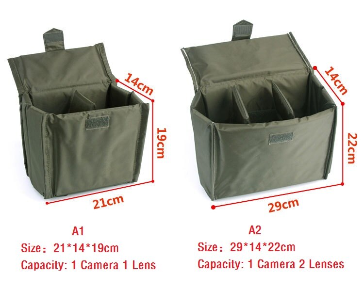 Camera Insert Bag Dslr Camera Mirrorless Bag Padded Insert Digital Photo Waterdichte Nylon Camcorder Tassen Voor Nikon Sony Canon