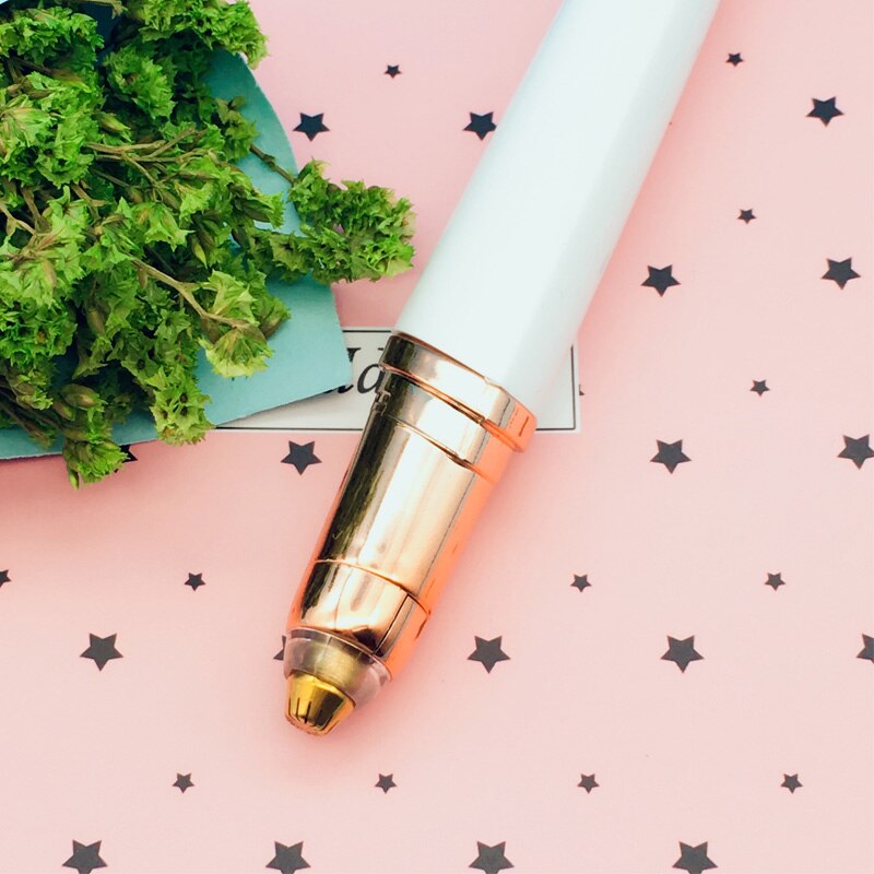 Stylo épilateur à sourcils, batterie, Mini rasoir électrique, Portable, sans douleur, pour le corps, le visage et le rouge à lèvres