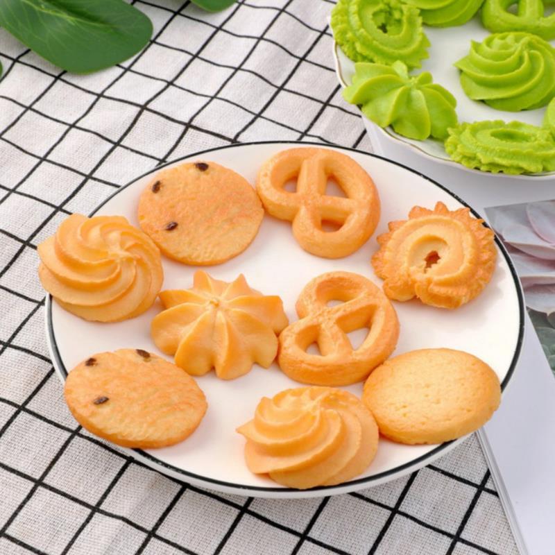 Artificial Cookie Faux Cookie Model Home Simulation Biscuit Food Dessert Baking Kitchen Decoration Table Window Props