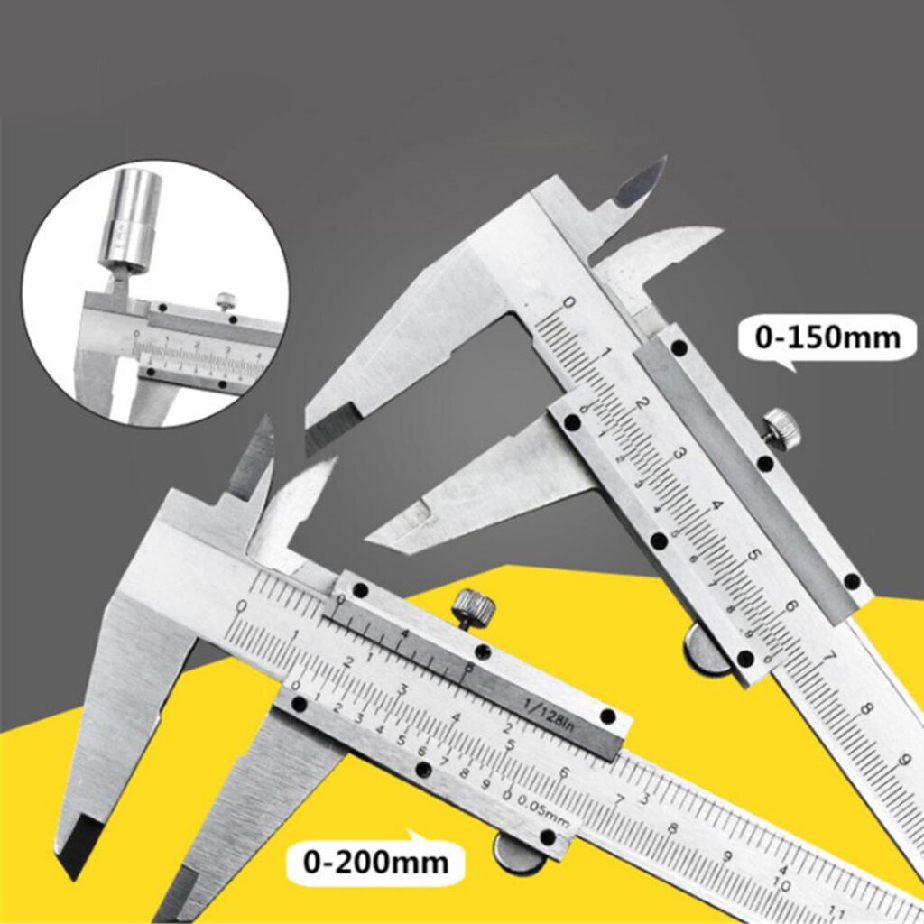 Vernier Calipers Inside Outside Depth And Step Measurements 6 Inch/Metric