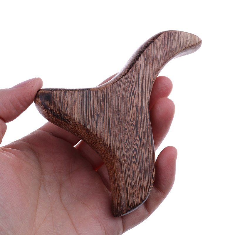 1pcs Body Neck Relax Blood Circulation Wooden Massager Triangle Trigeminal Fragrant Wood Reflexology GuaSha Tool SPA Therapy