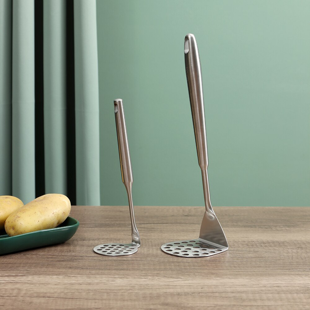 Vegetable Potato Masher Fruit Tools Mashed Potatoes Ricer Juice Accessories Kitchen Press Potatoe Cooking Stainless Steel Tool
