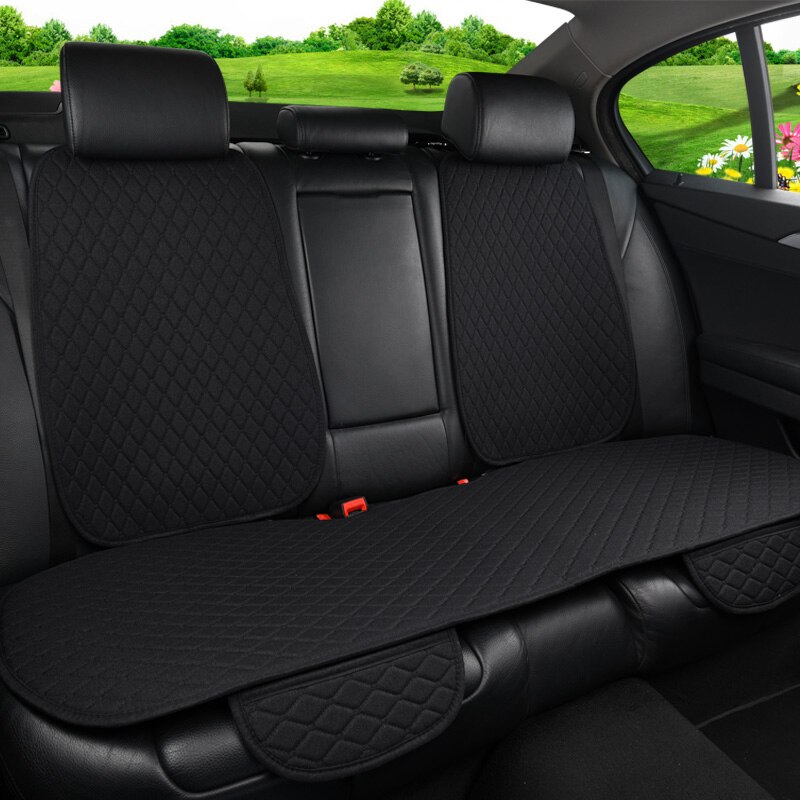 Car Seat Cover Protector Auto Flax Back Rear Backrest Seat Cushion Pad for Auto Automotive Interior Truck Suv or Van