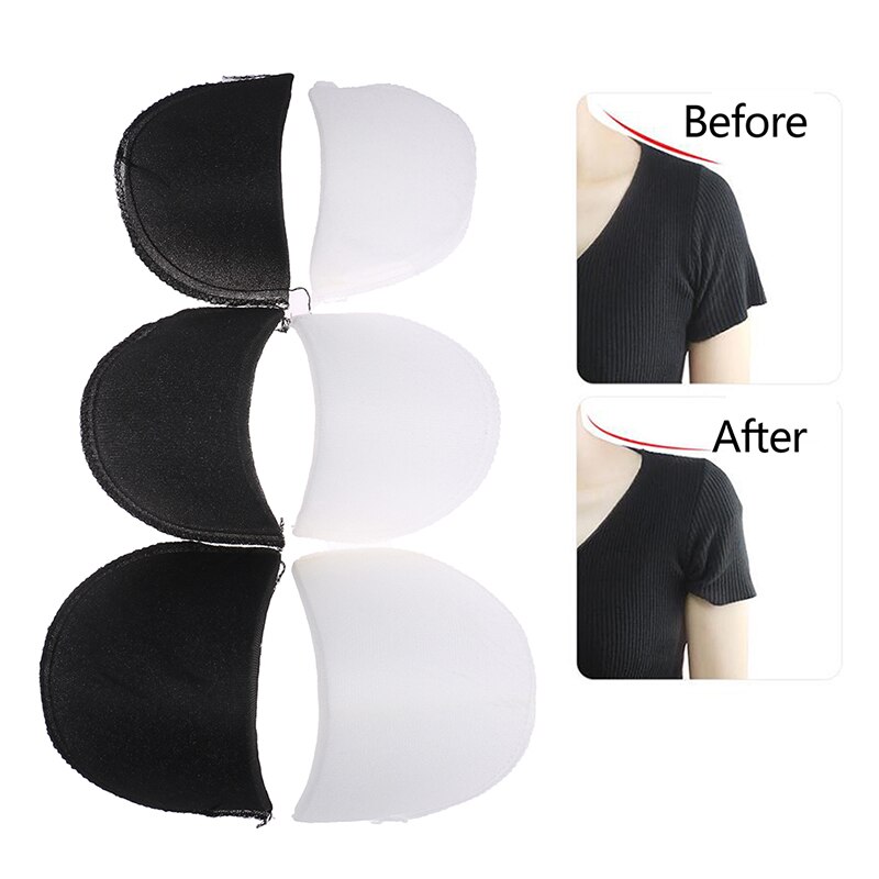 10Pcs = 5Pairs Schoudervullingen Zachte Gewatteerde Schouder Pad Encryptie Foam Voor Blazer T-shirt Kleding Naaien Accessoires