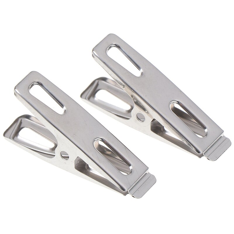 20pcs Stainless Steel Towel Clothes Pegs Clip Hang Pins Laundry Clamps Windproof D3 Hanging Clothes Kitchen Bathroom Organizer