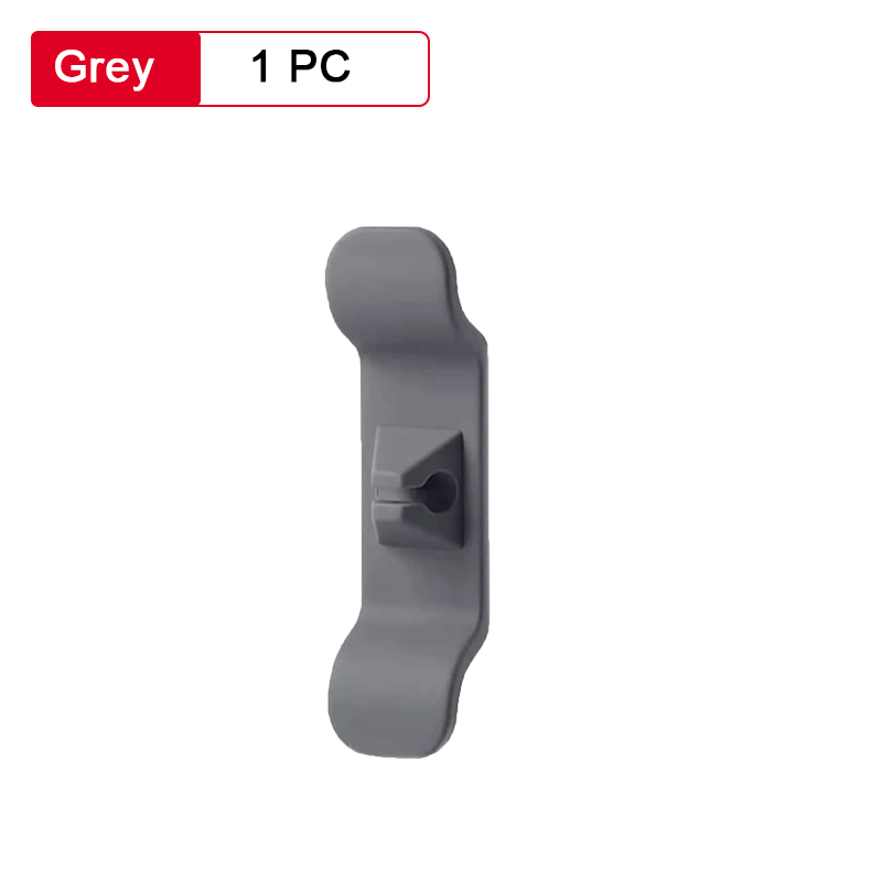 Ganchos para envolver cables, organizador de cables con Clip, protección de bobinado de cables para electrodomésticos, enrollador de cables para electrodomésticos, 1/6 Uds.: Rojo
