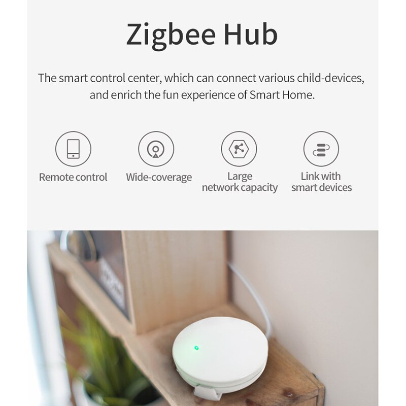 Ewelink zigbee hub smart home pir sensor dørføler temperatur og fugtighed sensor hjemme automatisering scene sikkerhed alarm kit