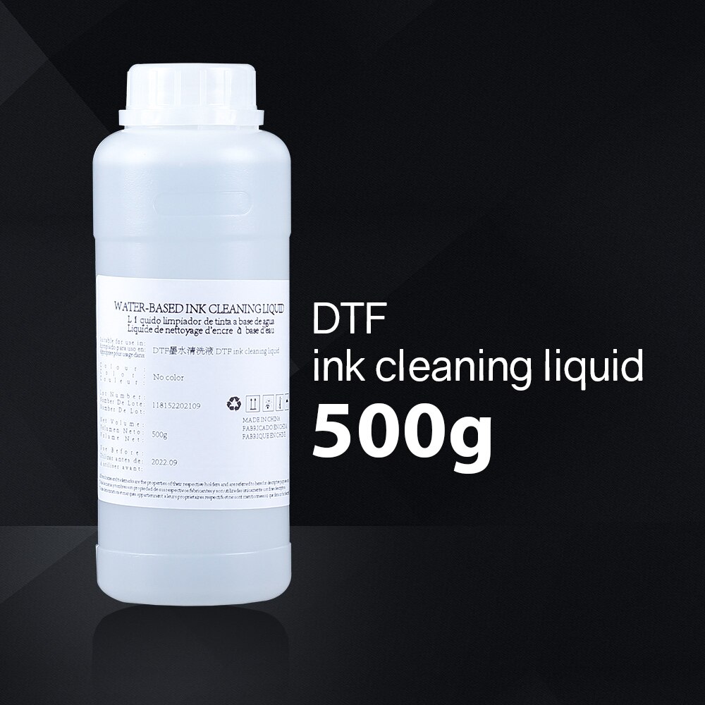DTF tinte für alle drucker Epson L1800 L805 L800 R1390 R2000 P400 XP1500 XP600 TX800 4880 7880 R2880 DTF wärme transfer tinte: 500ml DTF cleaner