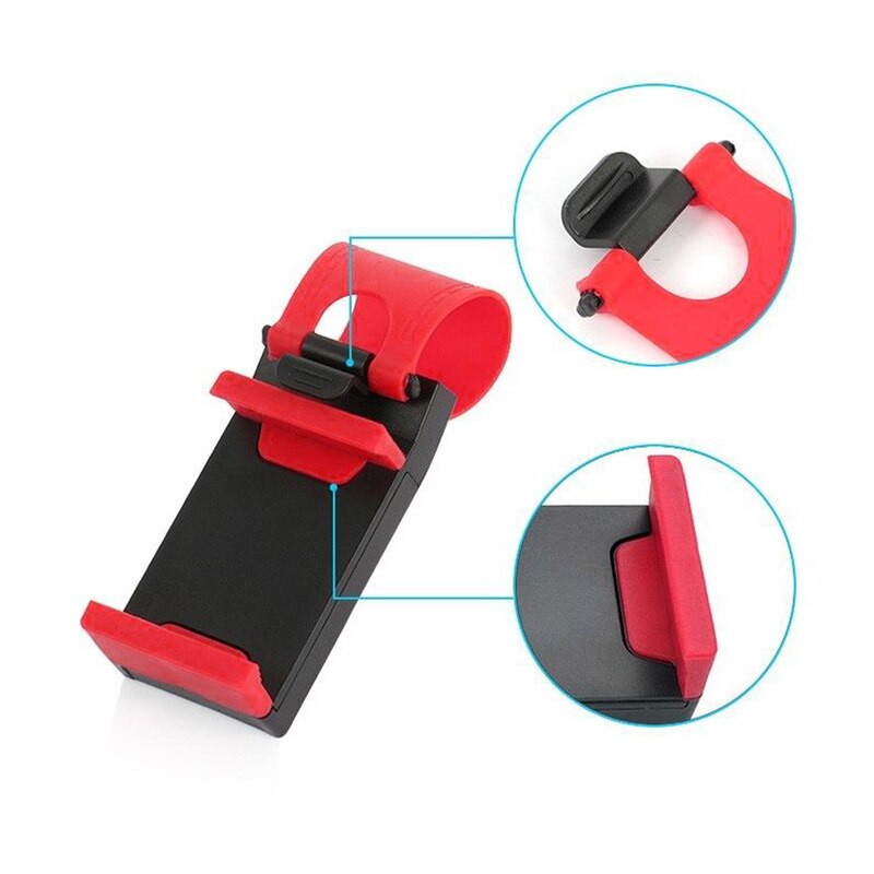 Kit universel de support de téléphone pour volant de voiture, support de montage pour caméra automatique de vélo, support GPS, accessoires d'intérieur de voiture