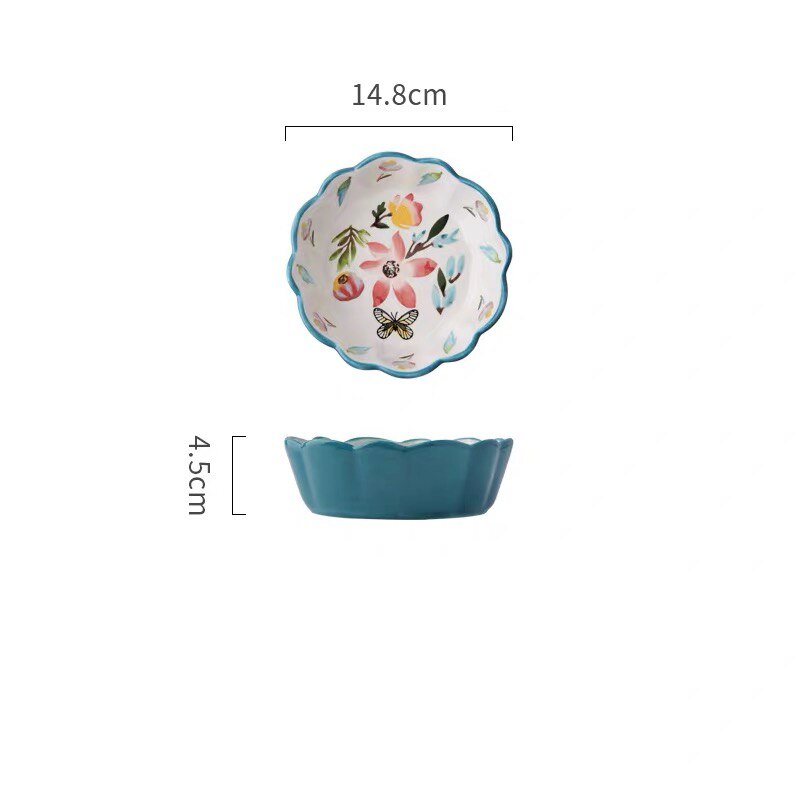 PRETYZOOM Cartoon Cat Shape Ceramic Food Plate