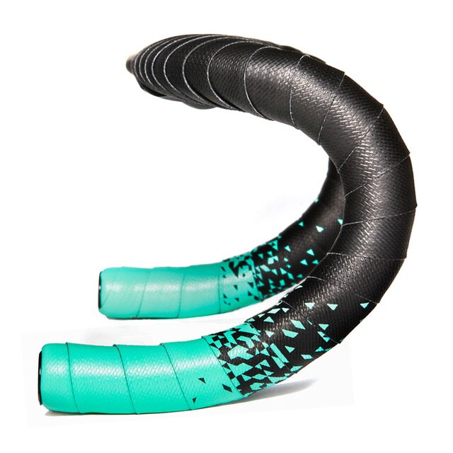 Handlebar Tape Road Bike Grip Cycling Accessories Fixie Gear Strap PU EVA Wrap Perforated: Celeste Fade
