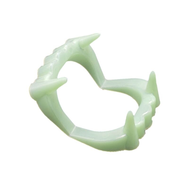 Glow In The Dark Vampire Fangs Plastic Teeth Costume Accessory Party Favors Q6PD