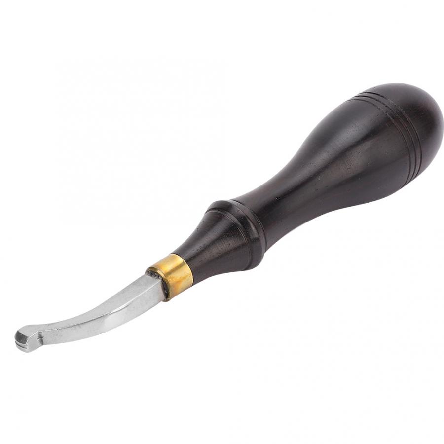 1Pc Stainless Steel Leather Craft Edge Creaser Press Handle Tool Leather Edge Creaser Edge Creaser Shallow Groove Craft Edge