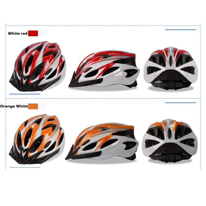 Cycling Safety Helmet Man Women Road Mountain Bike Helmet Outdoor Bicycle Skateboard Scooter Integrally-Molded Ultralight Helmet