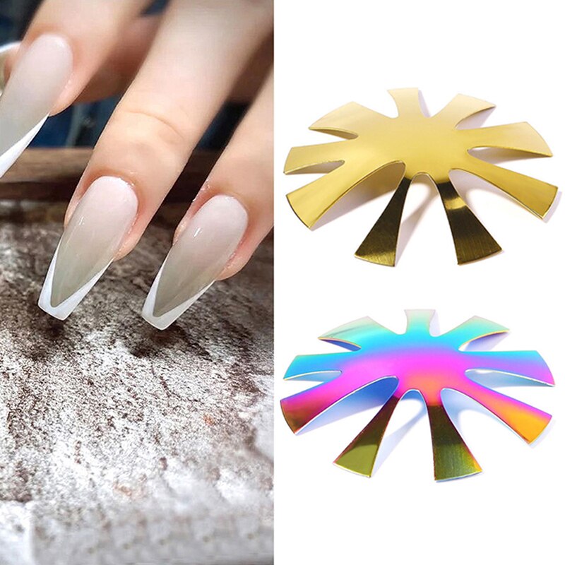 Faux-ongles français ovale, coupe-ongle en forme d'amande, coupe-ongle en forme de V, 9 tailles Pro, modèle de manucure, tendance,