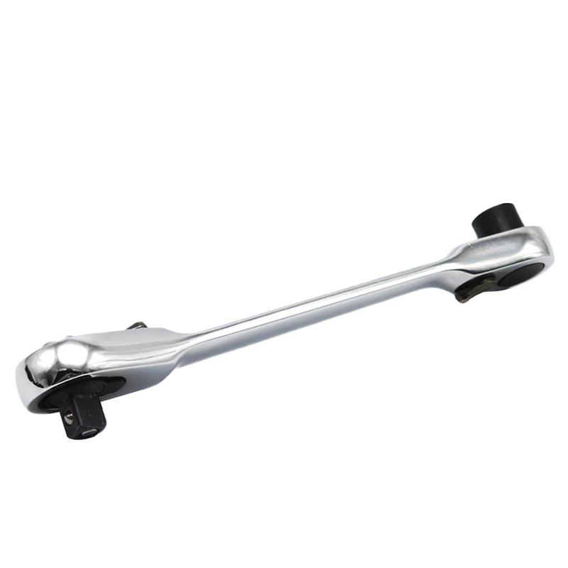 1PC 1/4 Inch Mini Ratchet Wrench Double-Ended Torque Universal Ratchet Wrench Spanner Batch Head Handle Small Fly Socket Wrench: Default Title