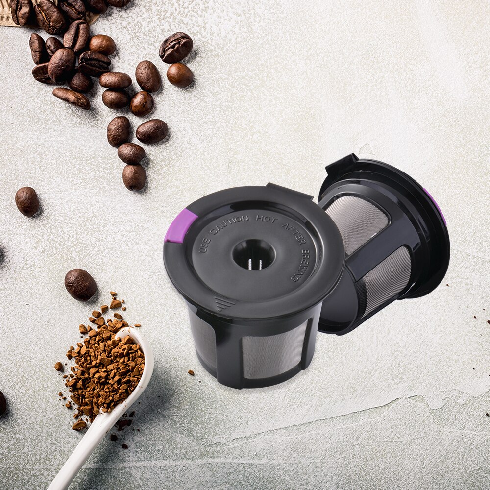 3Pcs Herbruikbare Koffiefilter Cup Koffie Capsules Voor Keurig 2.0 1.0 Mini Plus Koffie Machine Universele Navulbare Pods