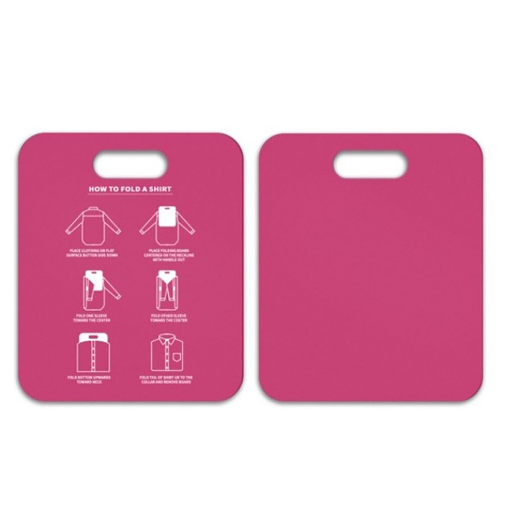 T-Shirts Laundry Folder Organizer Fast Clothes Folding Board Laundry Fold Board For Home Storage Clothes Folding Board: Red