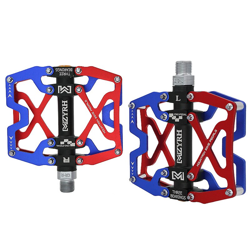 Bicycle Pedals Ultralight Aluminium Alloy Anti-Slip CNC BMX MTB Road Bike Pedal Cycling Sealed Bearing Bike Pedals: green