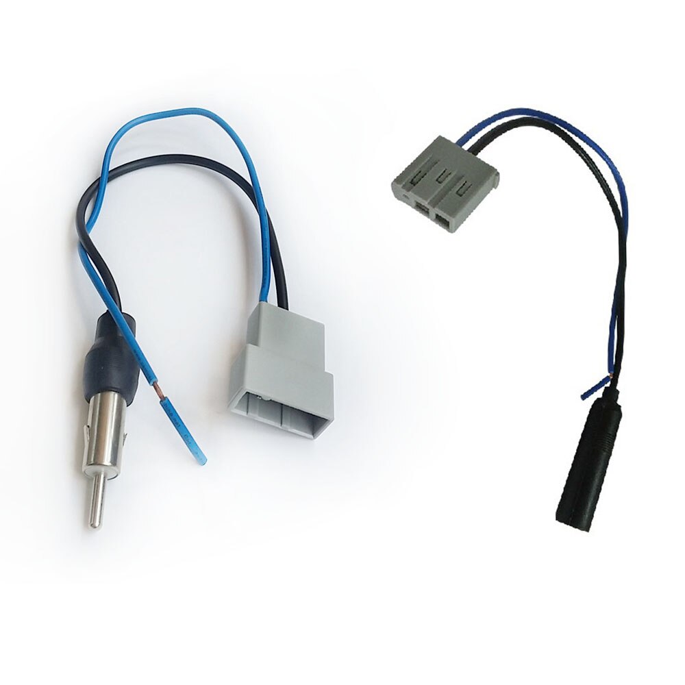 Biurlink 2 stuks vrouwelijke/mannelijke auto fm/am radioantenne modificatie draden adapter voor nissan stereo-apparaat