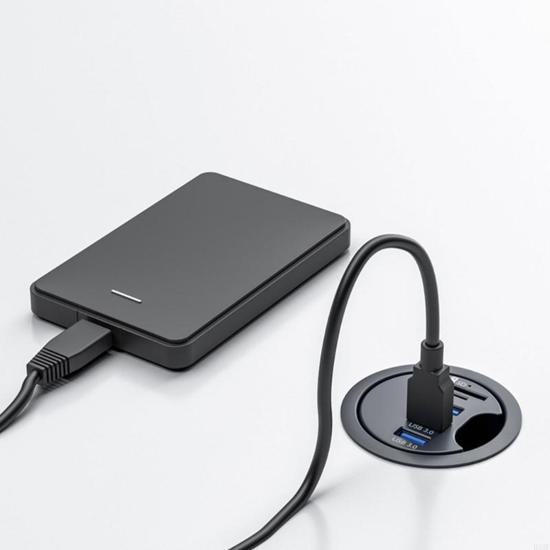 R58F USB DEK GROMMET OVER USB Piczowo -montażowy kabel pulpitu pulpitu pulpitu