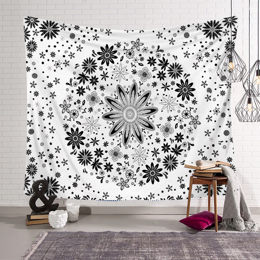 95 cm * 73 cm Tapestry Bohemian Wall Hanging Throw Rug Blanket Camping Tent Travel MattressTapestries Chic Home Decoration: G