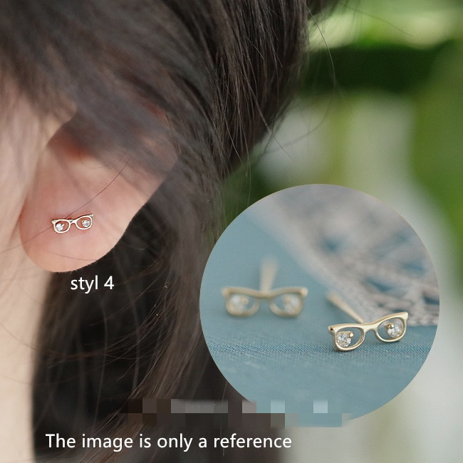 925 Sterling Zilveren Oorbel Mode Persoonlijkheid Zirkoon Onregelmatige Mini Mooie Stud Oorbel Wilde Trend Vrouw Meisje Oor Sieraden