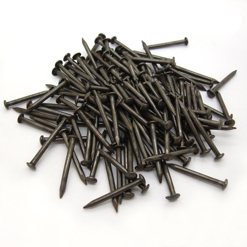 8 10 12 15 18 20 25 30 35mm Preto Pregos De Bronze Prendedor de Móveis Prego Pregos De Cobre Acessórios de Hardware
