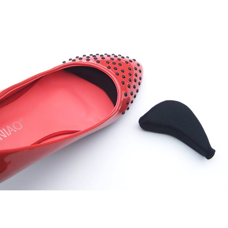 1Pair Sponge Forefoot Insert Toe Plug Half Forefoot Cushion Anti-pain Big Shoes Toe Front Long Top Filler Shoes Adjustment