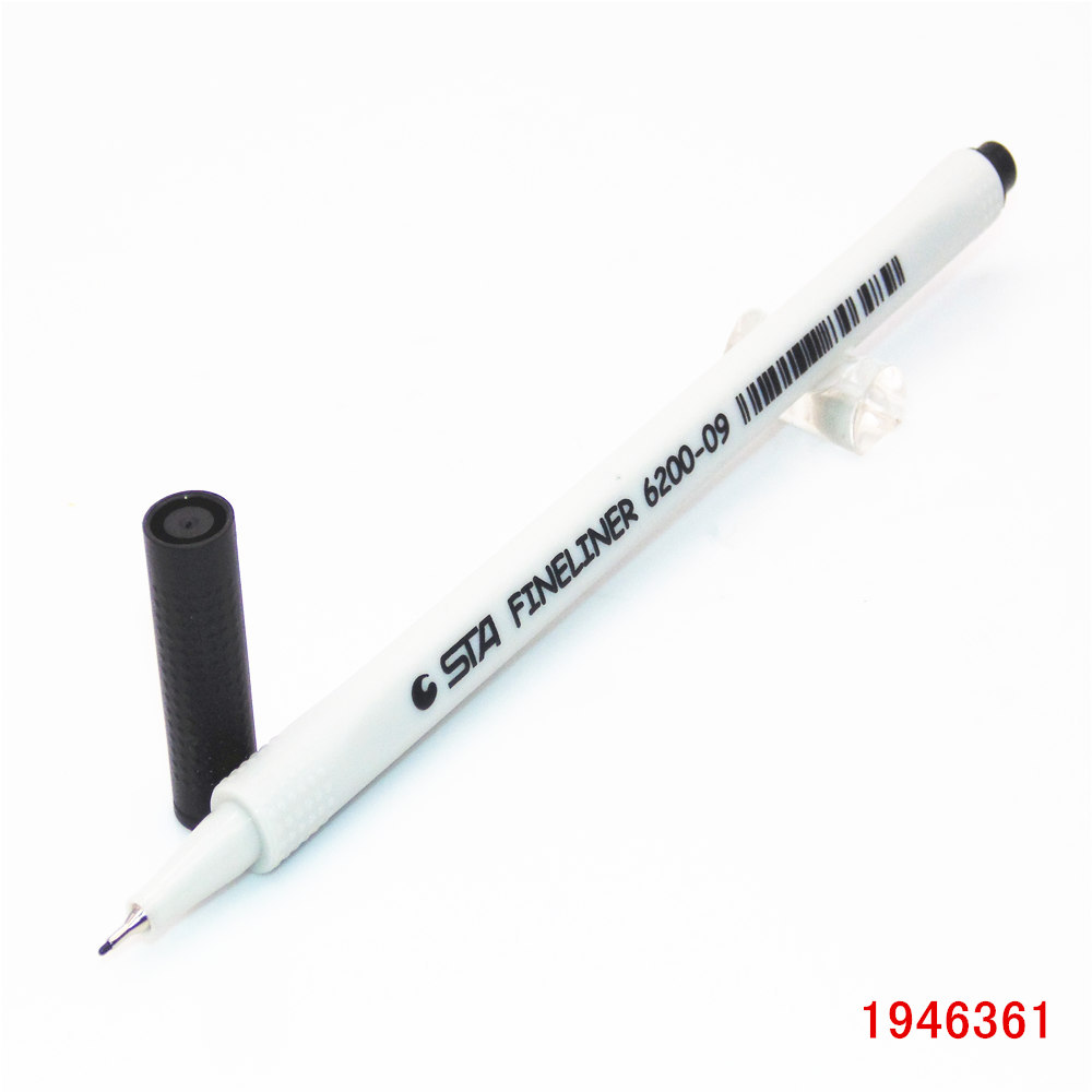 0.4mm 18 farger fine liner penner superfine tusj penn kunst tegnepenn for barn graffiti krok fiber penn: 09