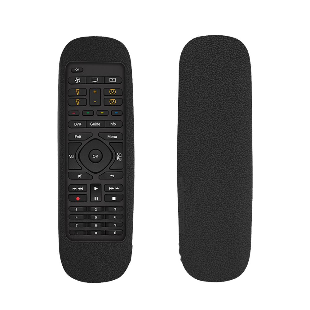 Remote Case for Logitech Harmony Companion All in One Remote Control Shockproof Washable Skin-Friendly Protective Cover: Black