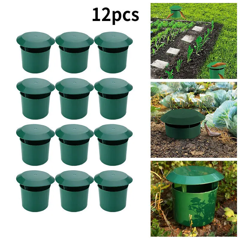 Piège à escargots, Cage à limaces de jardin, antiparasitaires réutilisables, outils de Station d'appâts, outils de protection de ferme de jardin, accessoires de jardin, 2/4/12 pièces