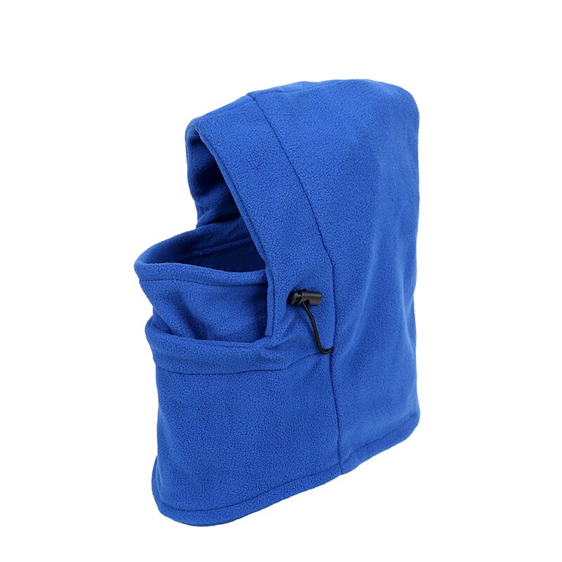 Hombres a prueba de viento senderismo gorras, Invierno Polar térmico abrigado pasamontañas cara gorros, Womem deportes al aire libre Camping motocicleta sombreros para andar en bicicleta: Azul