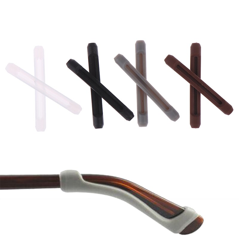 Skid Eyeglass For Glasses Accessories Silicone Ear Hook Anti- Slip Ear Pads 2Pcs
